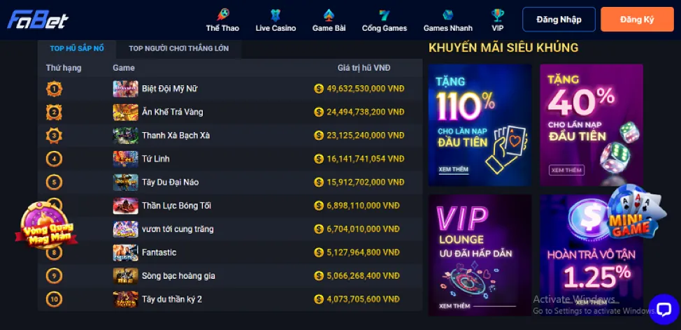 Gia nhập VIP Club s666me nổ hũ